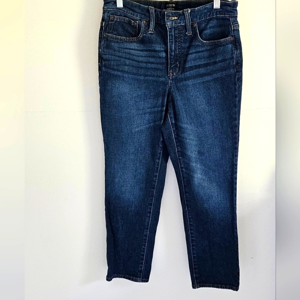J. Crew Essential straight Leg blue jeans